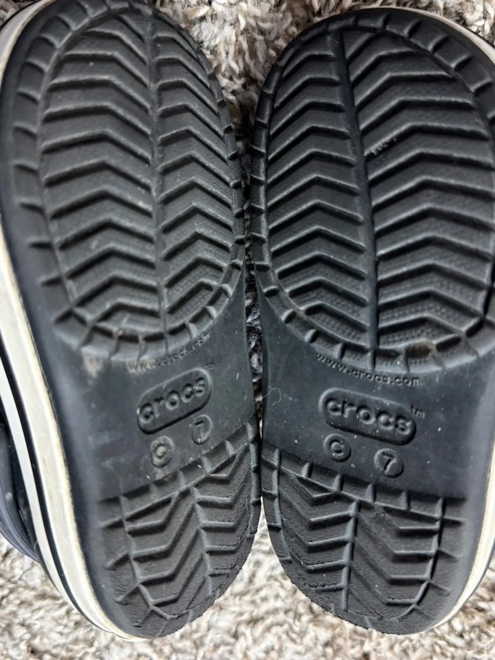 CROCS Kids Black Clogs with Playful Charms